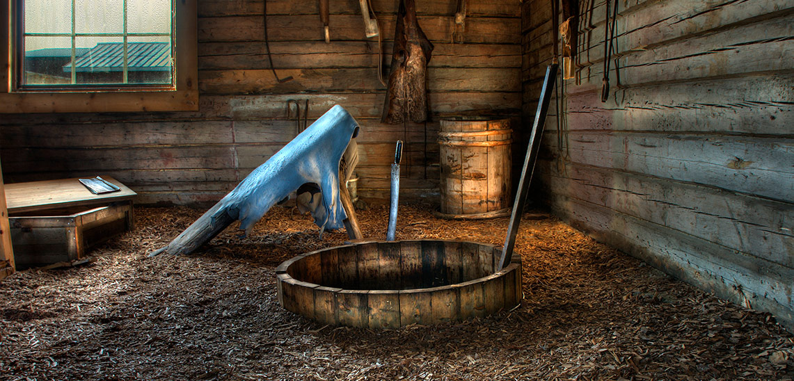 The tannery museeum in Sattajärvi